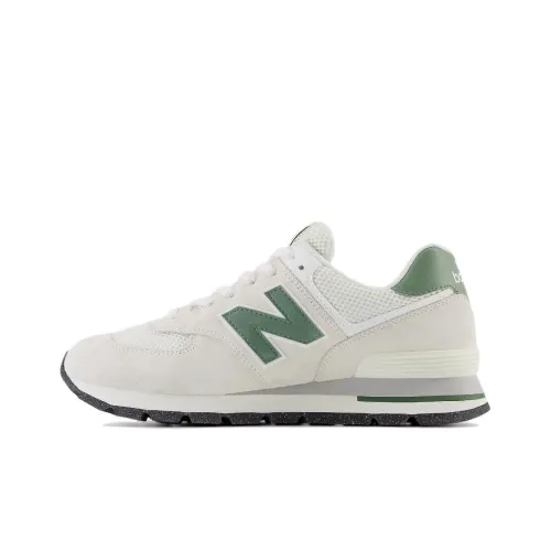 New Balance NB 574 Series Low Топ Повседневные Беговые Кроссовки Унисекс Бежевый Зеленый