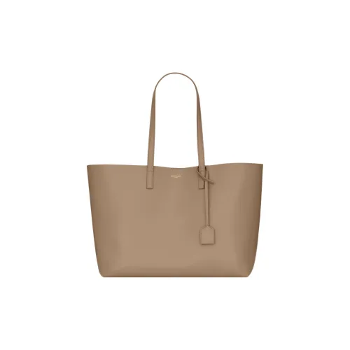 SAINT LAURENT Коровья кожа Тоут Сумка Сумка для покупок Сумка Обычная Женская Тауповая