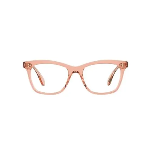 Очки Oliver Peoples с диоптриями апельсинового цвета женские