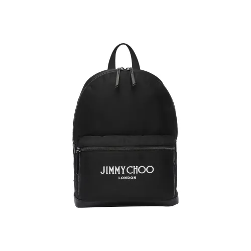 Jimmy Choo Nylon Backpack Regular Men's Black Джимми Чу Нейлоновый Рюкзак Стандартный Мужской Черный