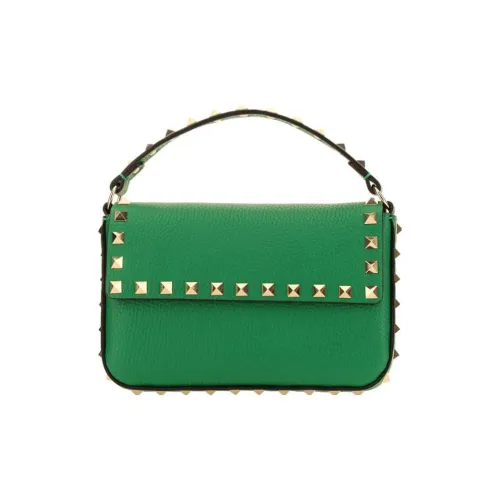 Valentino Rockstud Сумка через плечо из телячьей кожи сумка для женщин зеленый