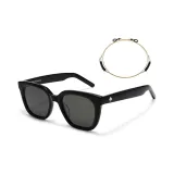 Чёрный цвет рояля (Включает Обсидиан Жемчужный Ремешок для Очков).