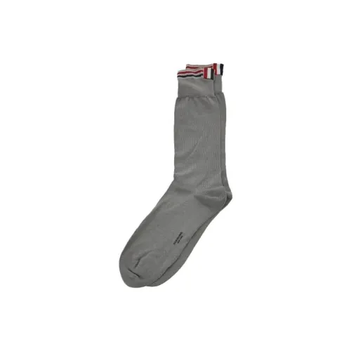 THOM BROWNE Серые Мужские Носки до икры MID