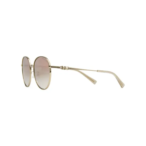 MICHAEL KORS Металл OVAL SUNGLASSES Унисекс Золотой