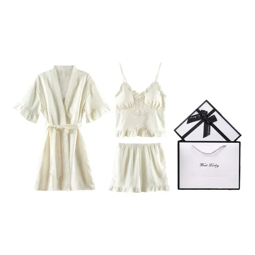 Q'NIANMA Шампанское Женские Подарочные Наборы Пижам