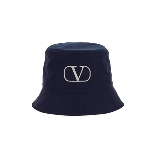 Valentino Мужские хлопковые панамы синие