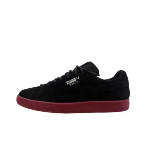 PUMA Suede Classic Weatherproof Low Топ Скейтборд Кроссовки Унисекс Черный Фиолетовый