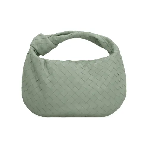 Bottega Veneta Jodie Sheepskin Сумка через плечо сумка регулярного размера женская серо-зеленая