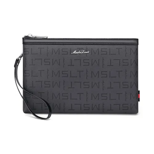 MashaLanti PVC Ручная Сумка Сумка для Коммутации Конверт Сумка Клатч Стандартный Мужской Черный