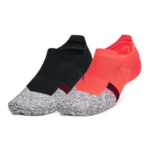Under Armour 1 комплект 2 пачки черные + красные мужские носки