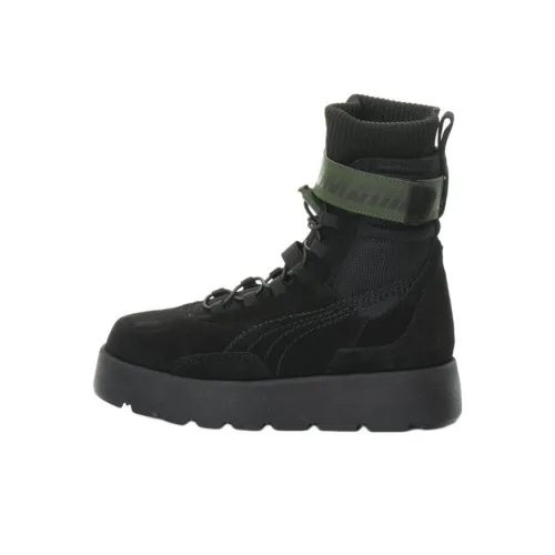 PUMA Scuba Boot Rihanna Fenty High Топ Кэжуал Женские Черный