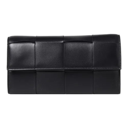 Bottega Veneta Кожа Кошелек Мини Женский Черный