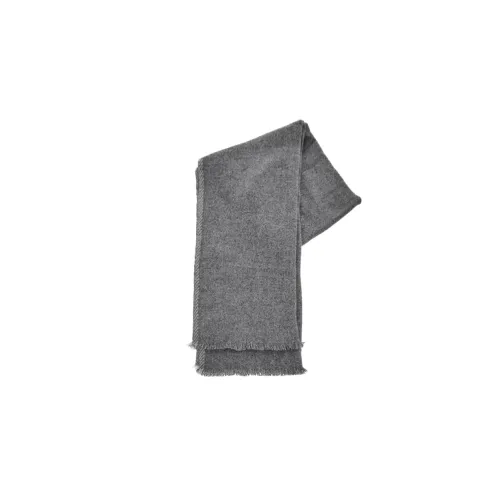 BRUNELLO CUCINELLI Cotton Knit Шарфы Серый Мужской