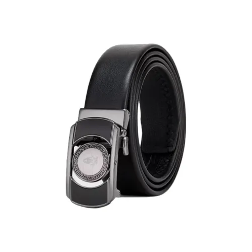 Hush Puppies Bajiu 360 Вращающийся Счастливый Автоматическая пряжка Коровья кожа Ремни Мужской Ширина 3,5 см