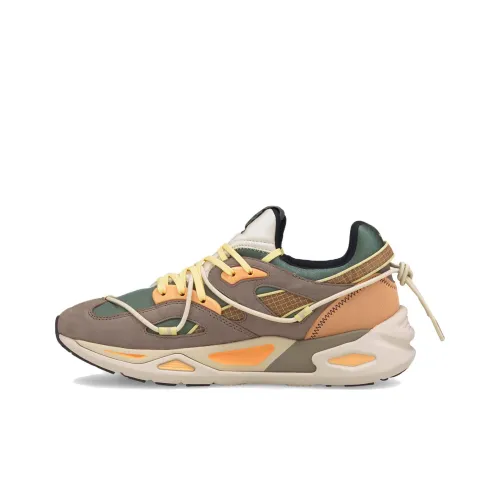 MARKET X PUMA Trc Blaze Устойчивый к истиранию MID Топ Повседневная обувь Унисекс Желтый Коричневый
