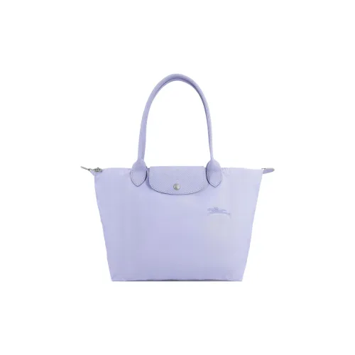LONGCHAMP Le Pliage Green Холст и Кожа Сумка Сумка-тоут Сумка для покупок Сумка через плечо Сумка среднего размера