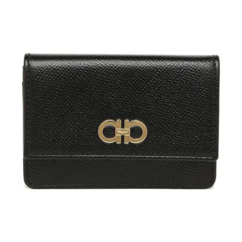 FERRAGAMO Кожа Держатель для визиток Женские Черный