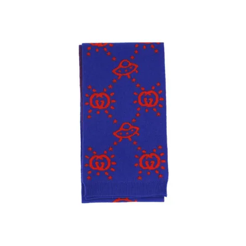 GUCCI Шерсть Вязаные Шарфы Blue Baby