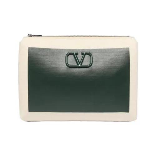 Valentino Canvas Crossbody Bag Shoulder Bag Женская Зеленый Белый