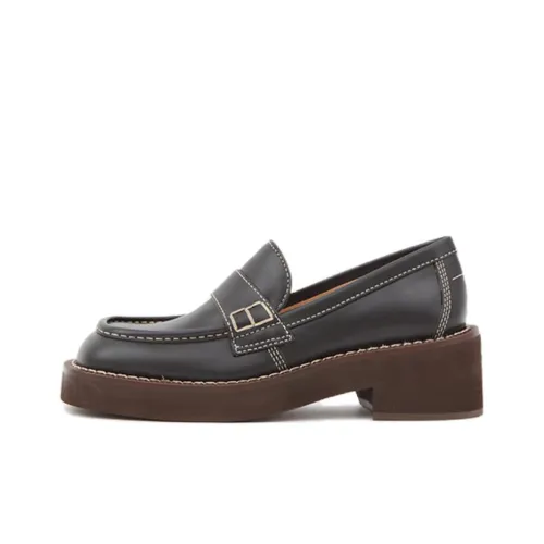 MM6 Maison Margiela совместные лоферы женские черные