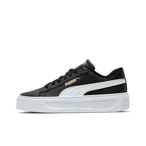 PUMA Smash Platform v3 Скейтборд Кроссовки Низкие Черные Женские