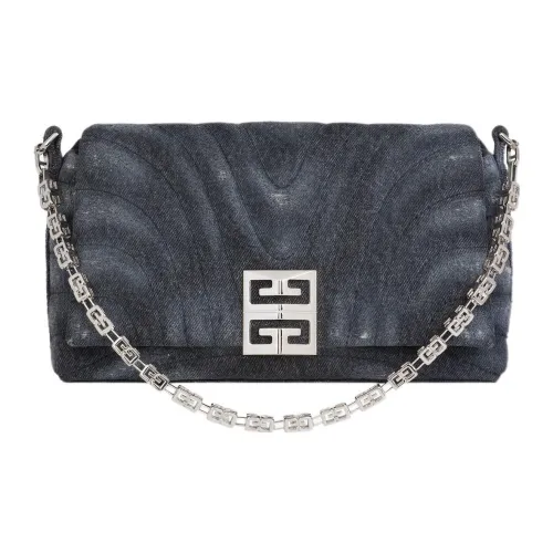 GIVENCHY Выстиранный деним Сумка через плечо Маленькая Женская Черная