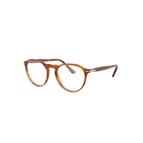 PERSOL Ацетат Круглые Оправы для Очков Мужские Черепаховый
