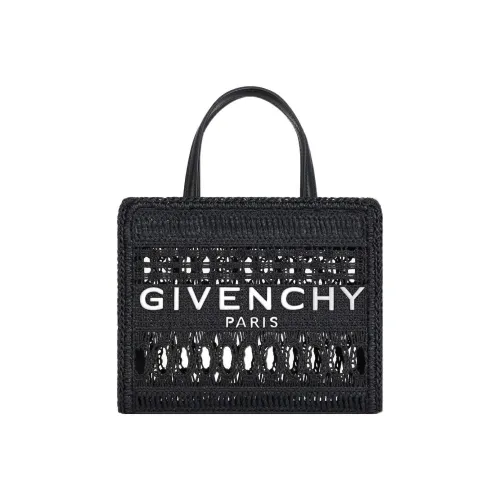 Givenchy Raffia Tote Bag Shopping Bag Shoulder Bag Crossbody Bag Mini Women's Black