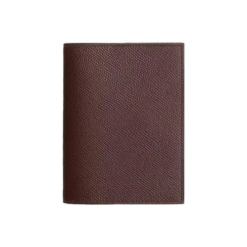 HERMES Epsom Телячья кожа Путешествие Хранение Сумка Унисекс Седло Красный