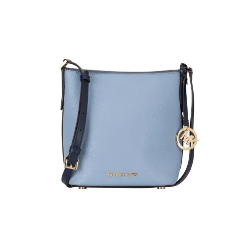 MICHAEL KORS Kimberly Кожа Ведрообразные Сумки Сумки через плечо Сумка на плечо Женская Синяя