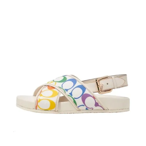 COACH one Ремень Сандалии Женские Белые