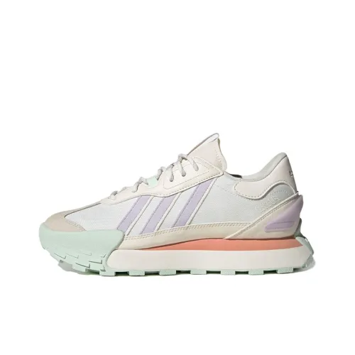Adidas Neo Futro Mixr Slip Resistant Низкий Топ Повседневная обувь Женская Белый Фиолетовый