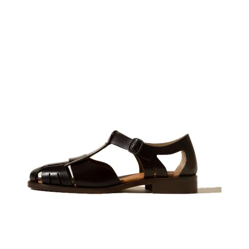 Hereu Римские сандалии Мужские Темно-коричневые