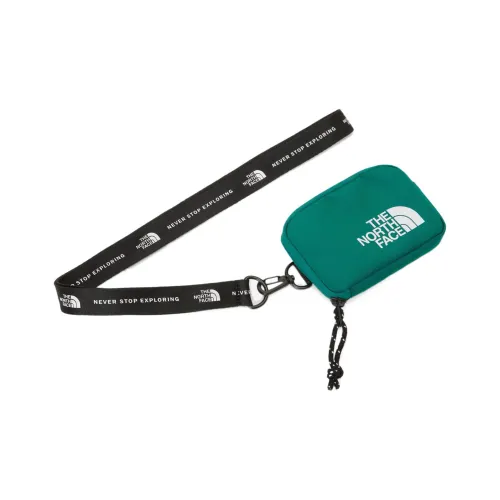 THE NORTH FACE Переработанный материал Халтер Монета Кошелек Мини Унисекс Зеленый