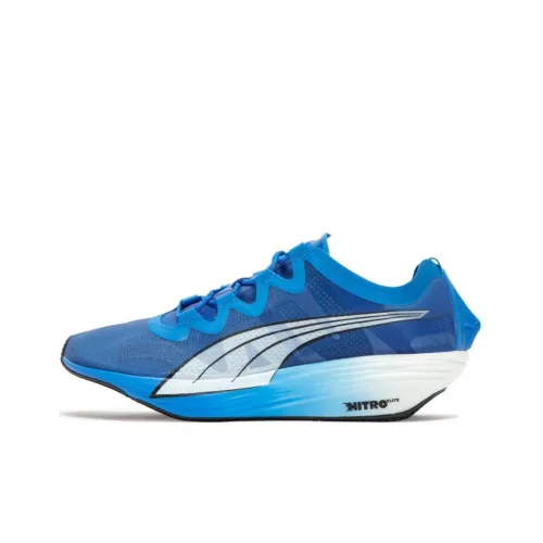 PUMA Fast FWD Nitro Elite Беговые кроссовки Низкий топ Синий Красный Белый Мужской