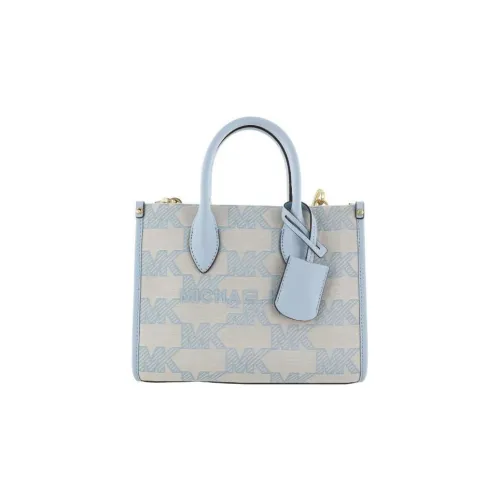 MICHAEL KORS Mirella Хлопок Тоут Сумка Сумка для покупок Сумка Сумка через плечо Сумка через плечо Маленькая Женская Синяя