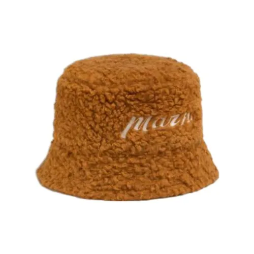 MARNI Акриловые ведрообразные шляпы Мужские Коричневые