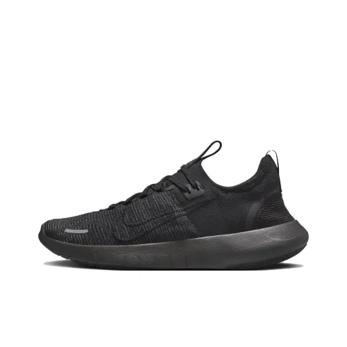 Nike Free RN Slip-Resistant Low Top Повседневные Беговые Кроссовки Мужские Черные