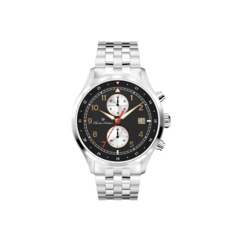 CHARLES HUTTON Кварцевый механизм Мужские часы 44mm*44mm*12mm Белый