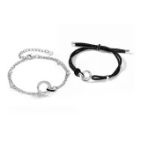 Пара черных и серебряных