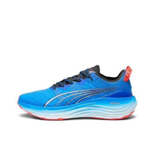 PUMA ForeverRUN Nitro Беговые кроссовки Низкий топ Синий Белый Мужской