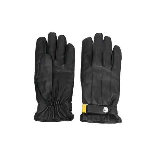 Paul Smith Lambskin, Wool Gloves Black Men's