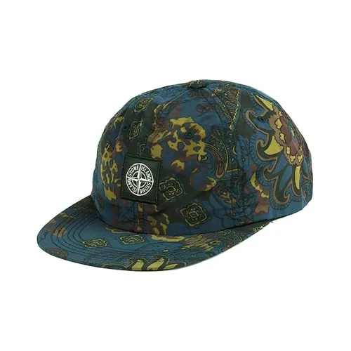 Supreme x STONE ISLAND Кепки Унисекс Синий Бургунди