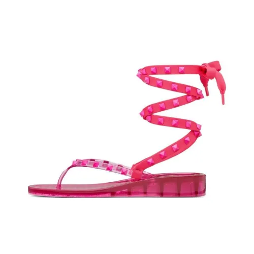 Valentino One Ремень Сандалии Женские Красные