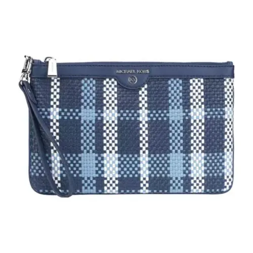 MICHAEL KORS Jet Set Charm Коровья кожа Сумка-клатч среднего размера Женская Синяя
