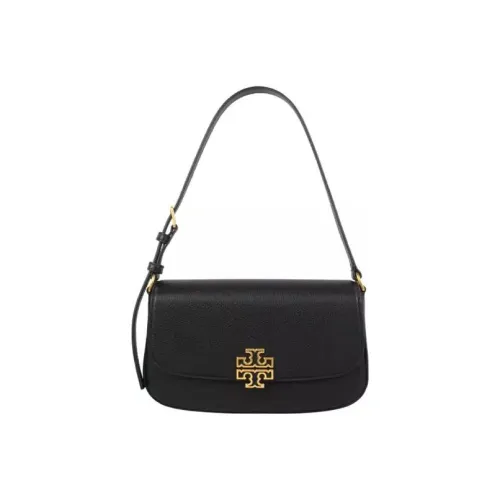 TORY BURCH Britten Коровья кожа Сумка через плечо Сумка на плечо Женская Черная