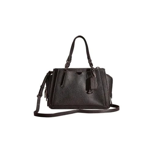 COACH DREAMER Кожа Доска Доска для ноутбука Сумка через плечо Сумка для ноутбука Женская Черная