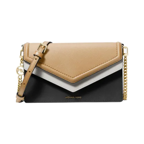 MICHAEL KORS Jet Set Кожа Конверт Сумка Маленькая Квадратная Сумка Сумка через плечо Сумка на плечо Большая Женская Черная