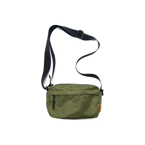 MYBRANDORIGINAL Нейлоновая маленькая квадратная сумка сумка через плечо маленькая унисекс зеленая