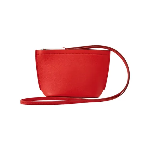 FERRAGAMO Естественный Коровья Кожа Крупнозернистая Текстура Монетница Мини Мужской Красный